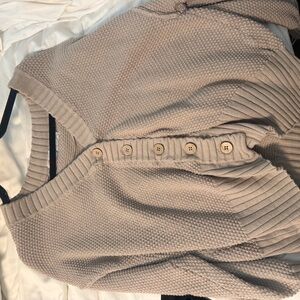 FREE PEOPLE CARDIGAN & SWEATPANTS SET SIZE SMALL